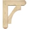 Ekena Millwork Westlake Craftsman Rough Sawn Bracket w/ Offset Brace, Douglas Fir, 6"W x 18"D x 22"H BKT0604X18X22WTL04RDF - alternate 2